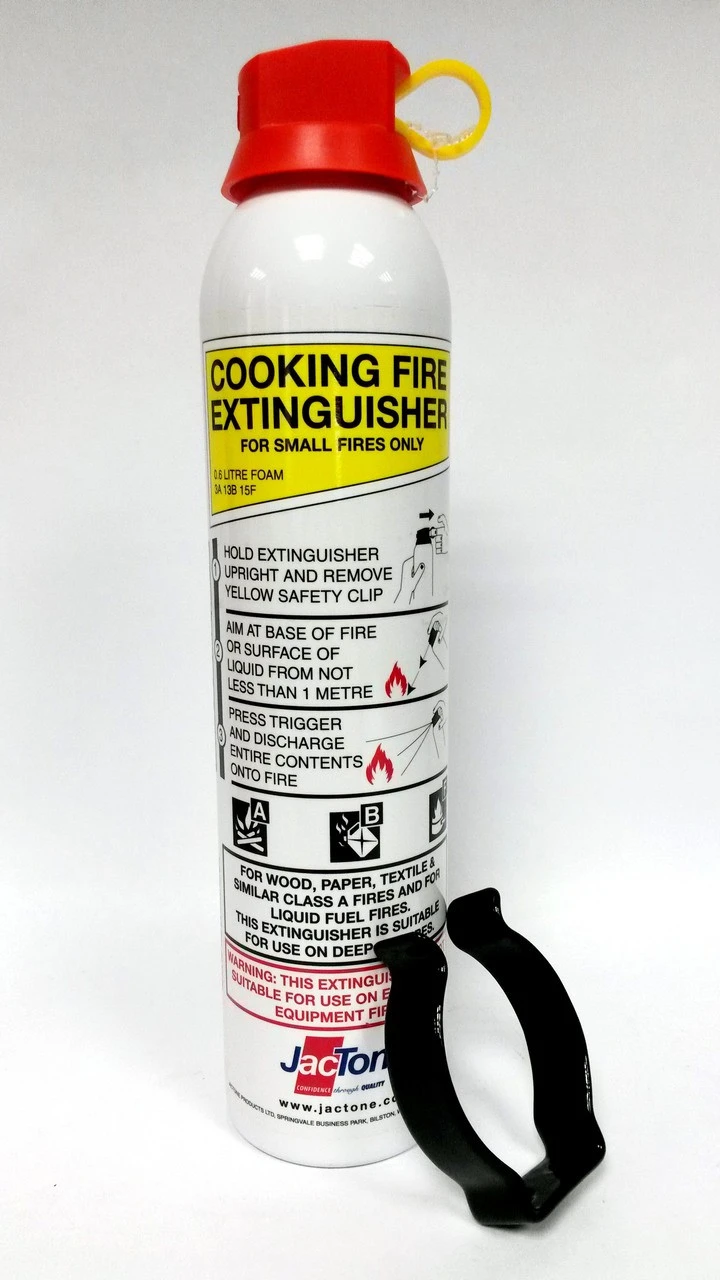JacTone Home & Leisure Fire Extinguisher ABC + ABF Pack - Image 3