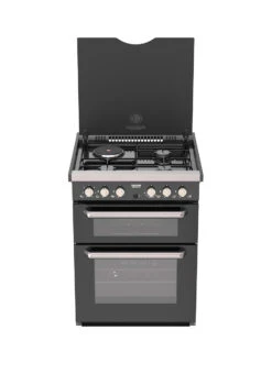 Spinflo Aspire Dual Fuel Stainless Steel Cooker Hob - 1/2 Height