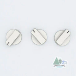 Thetford Spare - Cooker Knobs For Topline, Prima & Duplex - Matt Nickel