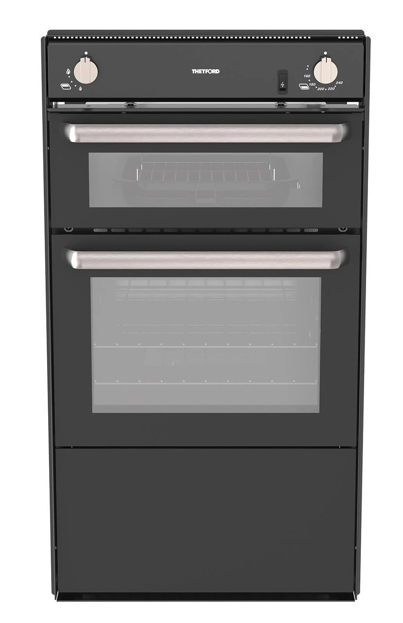 Spinflo Midi Prima Caravan Cooker Black/Silversand Oven & Grill