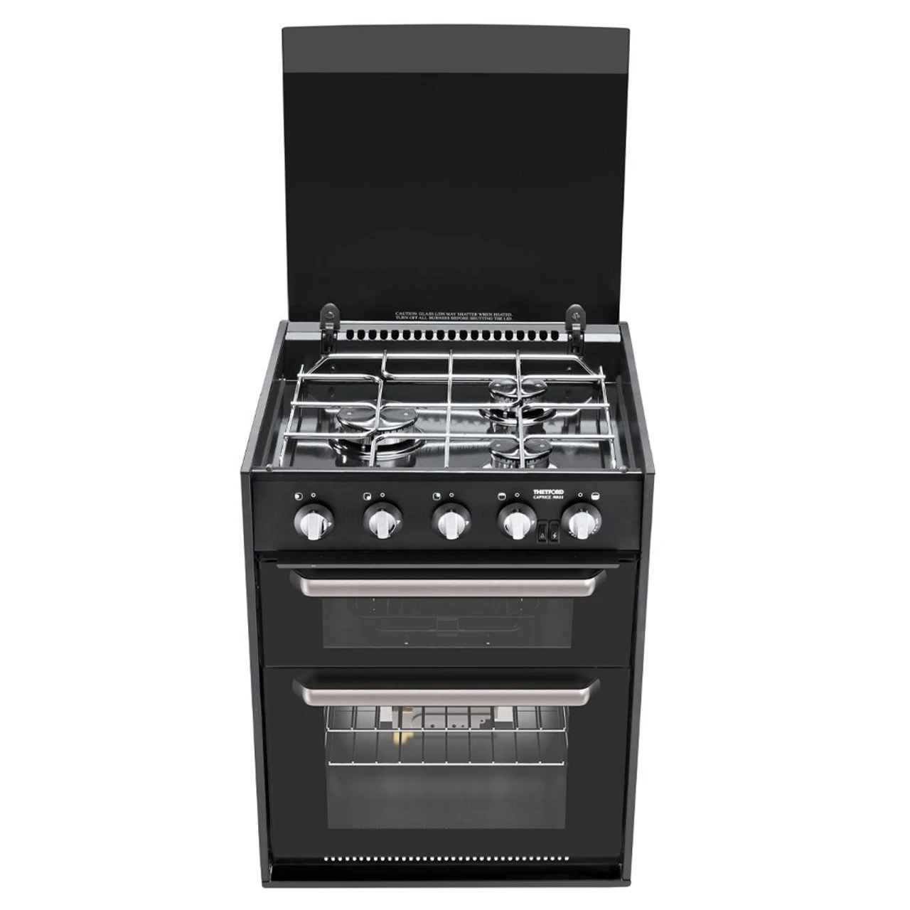 Thetford Caprice 3 Hob Gas Cooker Oven - Without Pan Storage