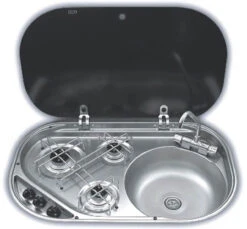 Smev 8323 Caravan Hob And Sink Combination Unit