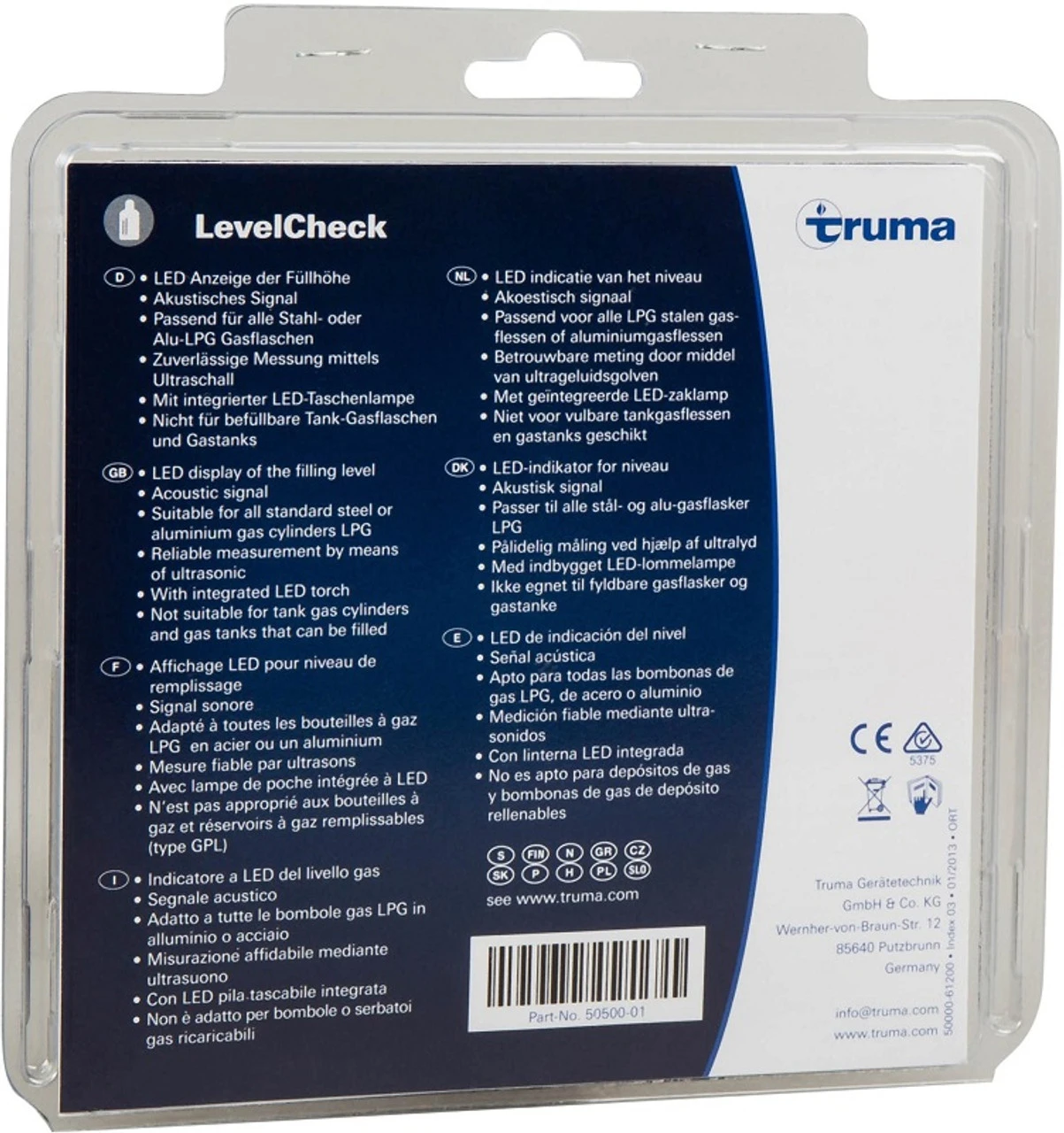 Truma LPG Bottled Gas Level Checker - 50501-01 - Image 2