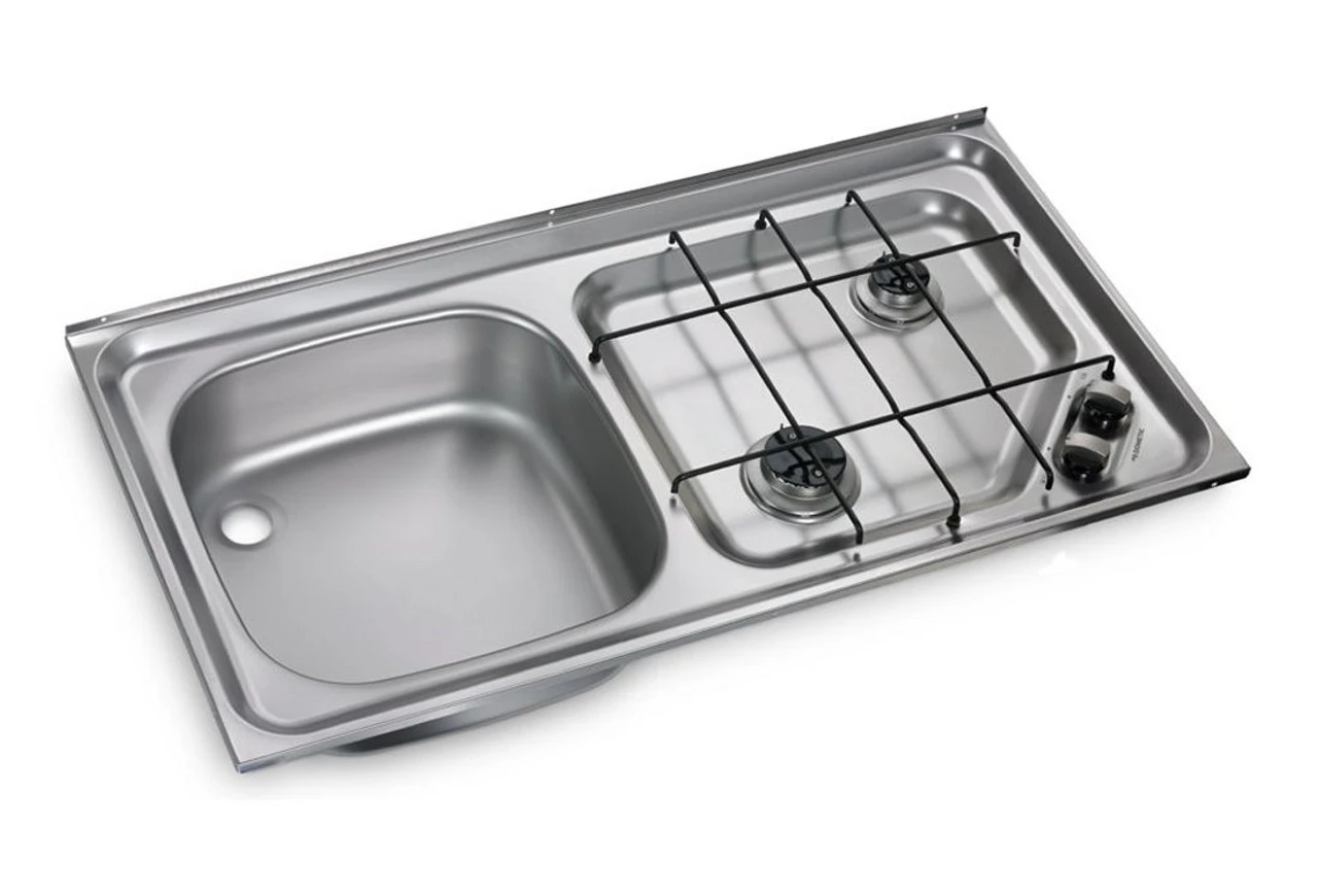 Dometic-Smev HS2421 (Smev 921) Caravan 2 Burner Hob & Sink Combination