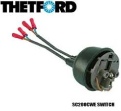 Thetford Electric Flush Switch Spare For C200 CWE Toilet - Caravan Or Motorhome Spare