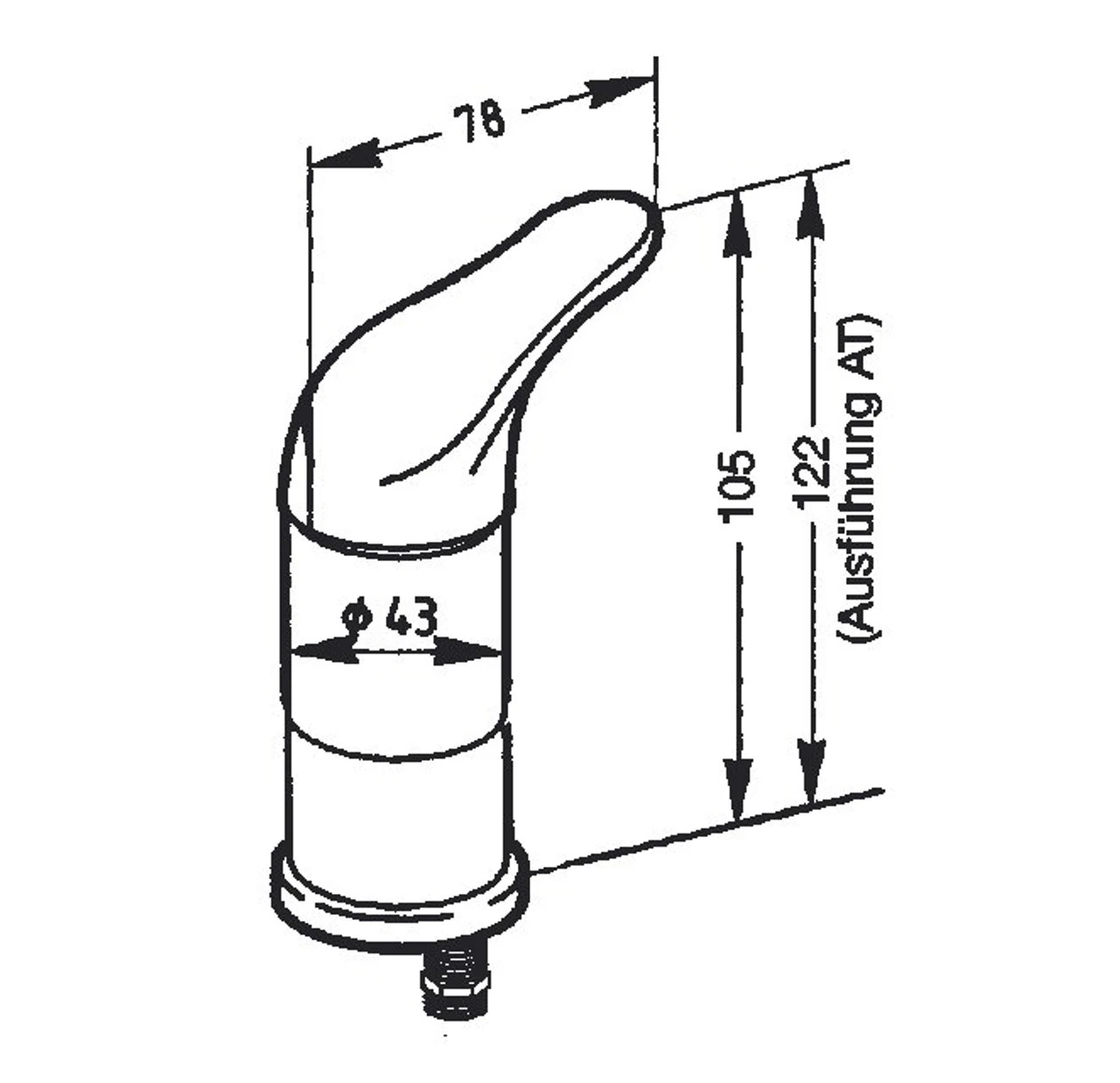 Reich Kama Chrome Shower Tap With Combi Julia Head - Image 4