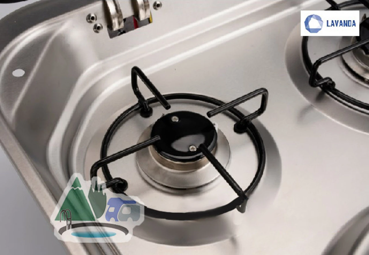 Lavanda Double Burner Hob For Campervan & Motorhome - Image 3
