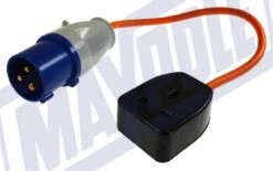 Maypole 230v UK Trailing Socket Caravan Site Mains Adapter