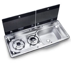 Dometic-Smev 9722 Caravan Motorhome Sink & 2 Burner Hob Combination Unit